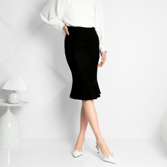 Mostrin Kitten Heel  White Pu(03) Faux Leather Low Slingback Heels with Buckle - Picture 6 of 9